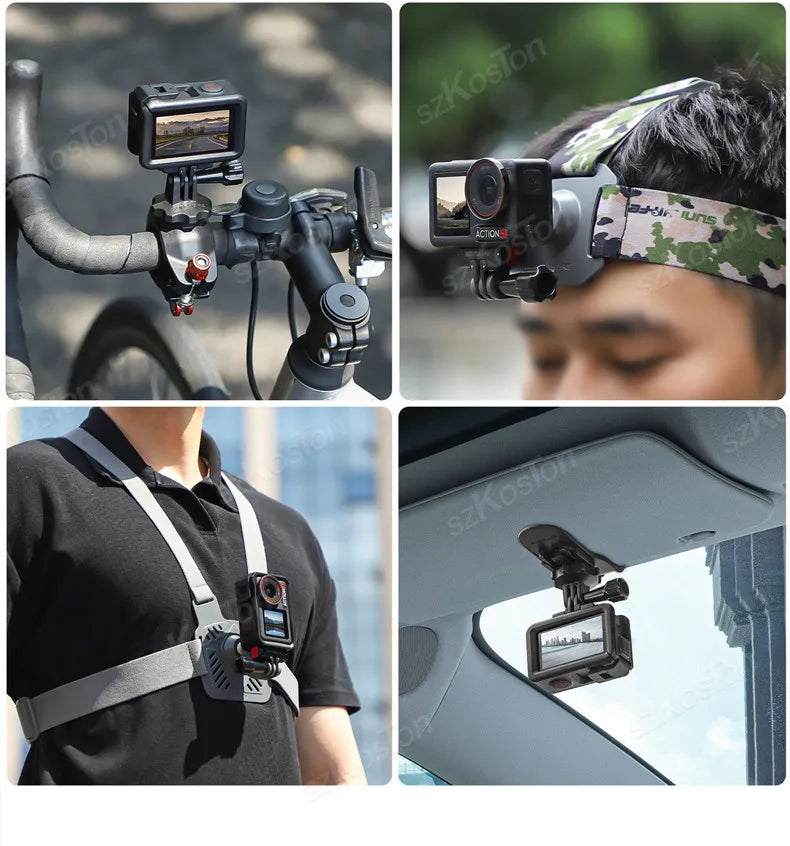 Magnetic Adapter For DJI Osmo Action 5 Pro OSMO 360 / NANO Quick-release Plate for DJI Action 6 4 3 Camera Expansion Accessories