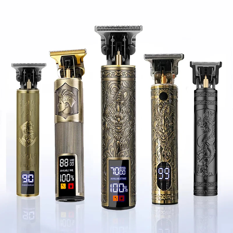 New！T9 Electric Hair Trimmer/Accessories | USB Professional Shaver | 0mm Bald Fade Cutting Machine Portable for Men Home Haircut