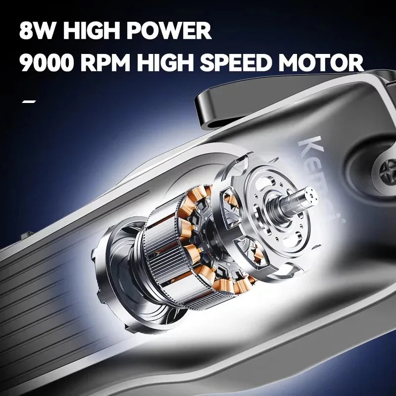 Kemei KM-1699 Electric Hair Clippers KM-1772 USB Rechargeable Hair Trimmer KM-T366 Men Shaver Cordless Haircut Machine 9000rpm