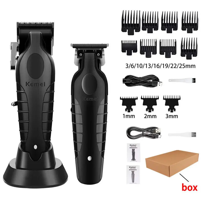 Kemei KM-2296 KM-2299 KM-1102 Hair Clipper Kit Men's Electric Shaver Hair Trimmer Machine Professional Hair Cutting Machine